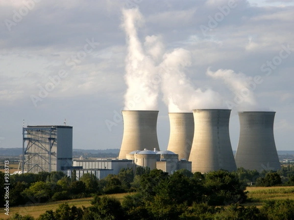 Fototapeta centrale nucléaire