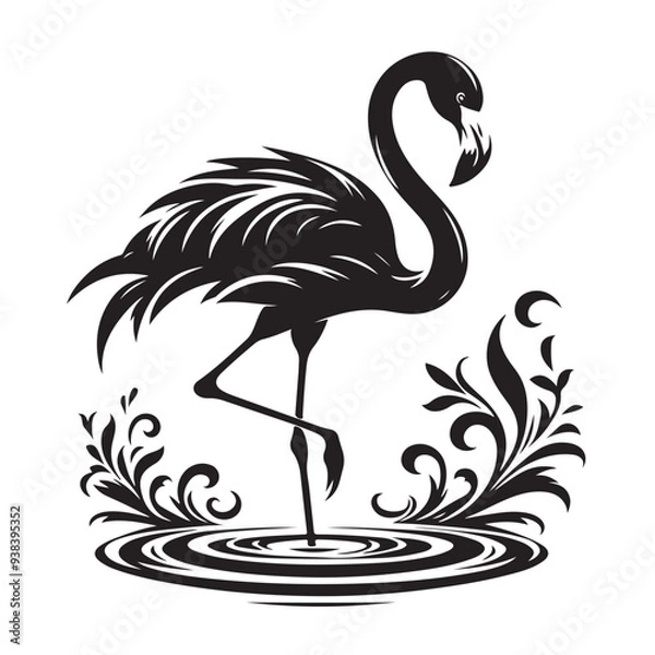 Fototapeta silhouette Water Bird