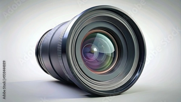 Fototapeta Professional Camera Lens Closeup with Shallow Depth of Field