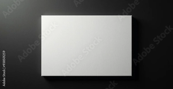 Obraz blank photo frame on wall