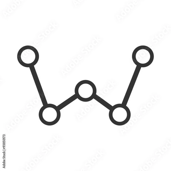 Fototapeta Vector icon structure w