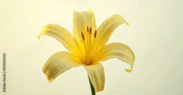 Obraz yellow lily flower