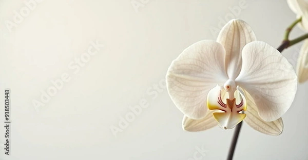 Obraz white orchid flower