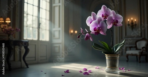 Obraz flowers in a window