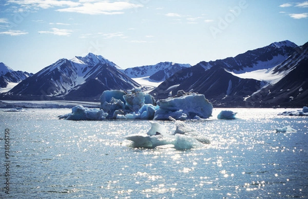 Fototapeta Landscape of Svalbard (Spitsbergen)