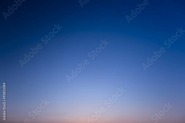 Obraz グラデーションの夕焼け空　