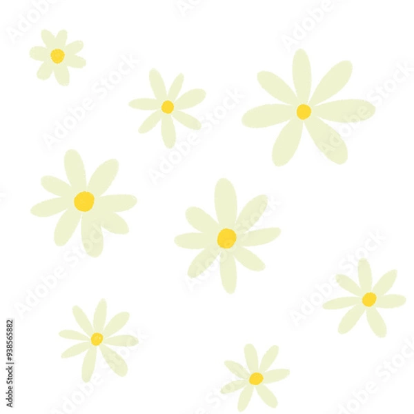 Obraz Daisy flower painting pattern 