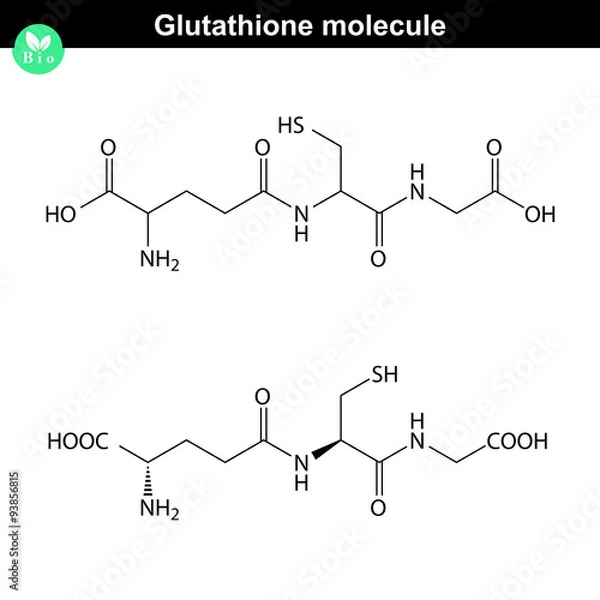Fototapeta Glutathione chemical structure