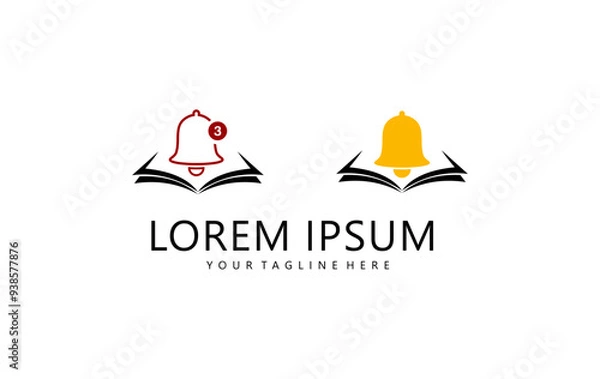 Obraz bell logo design vector illustration