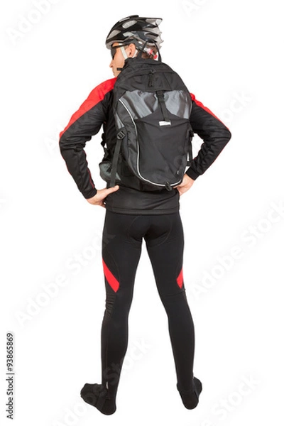 Obraz equipped cyclist