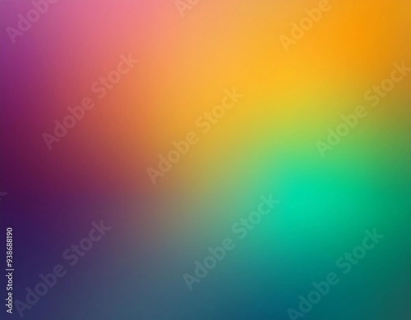 Fototapeta Color Fade: Blurred Background with Open Text Area