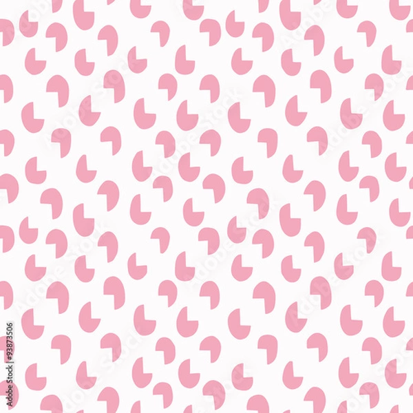 Obraz Chipped circles background. Seamless pattern. Vector.欠けた円形のパターン