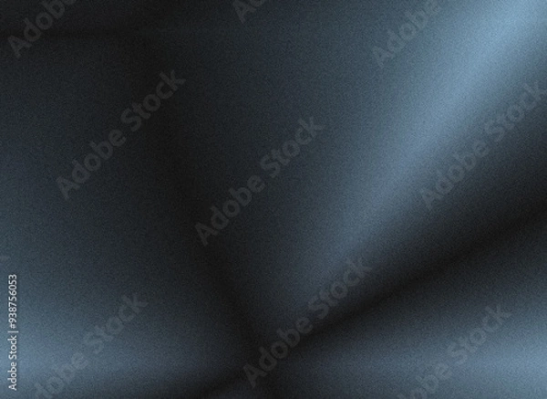 Fototapeta A shadowy gradient with crisscrossing soft light beams, abstract and dramatic visual effect