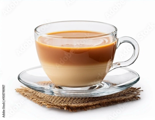 Obraz Hot Layered Milk Tea