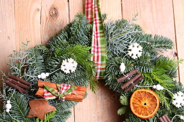 Fototapeta Teil eines Türkranzes