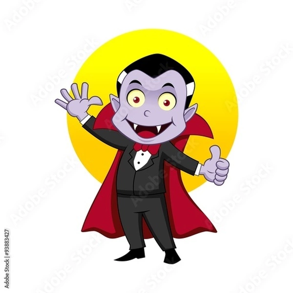 Obraz Dracula cartoon