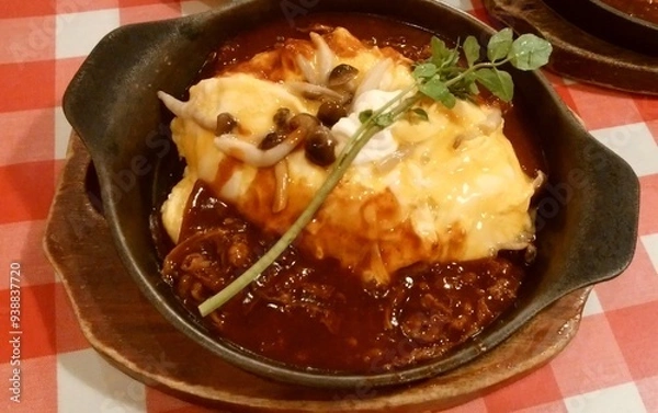 Fototapeta It is a Japanese food that is popular in Japan and liked by Japanese people.