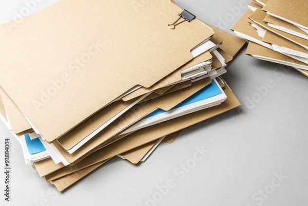 Obraz Stacked files.