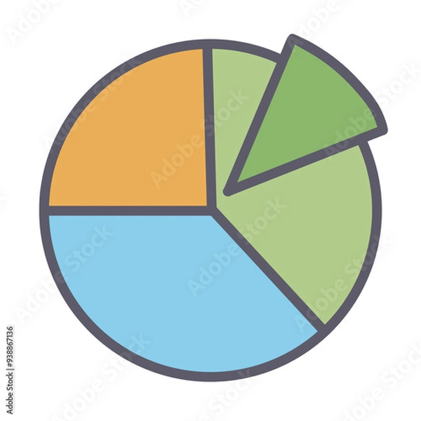 Fototapeta Circle Chart