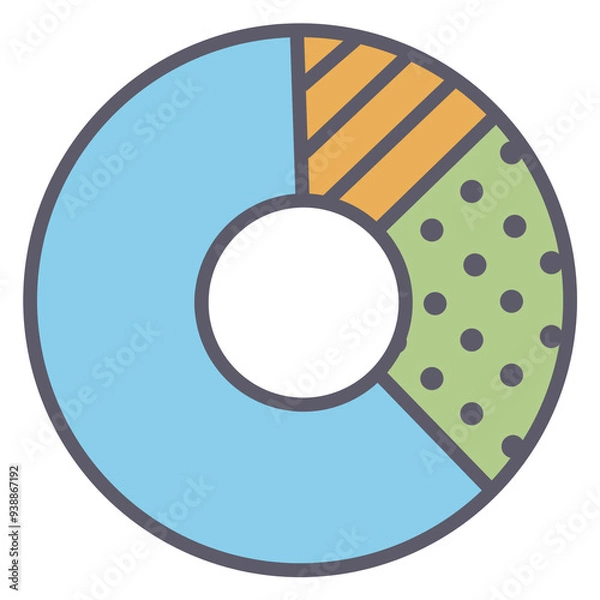 Fototapeta Doughnut Chart