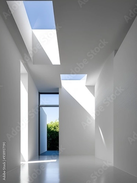 Obraz empty room with window