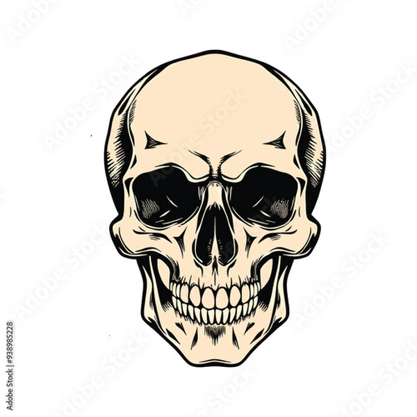 Obraz Classic Skull Illustration