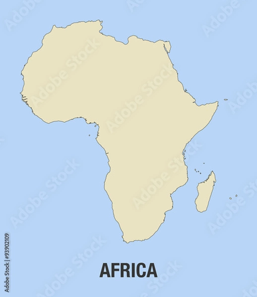 Obraz Africa Map