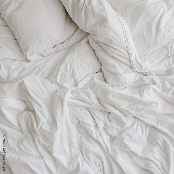 Obraz Messy White Duvet