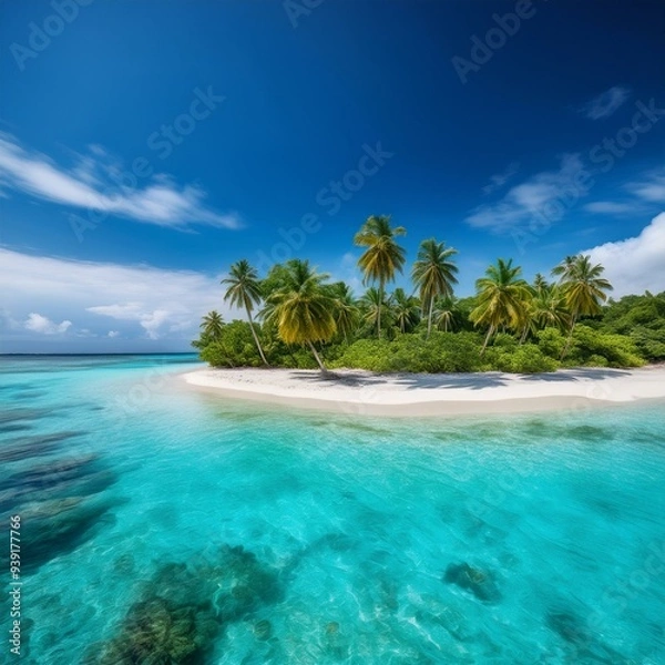 Fototapeta ターコイズブルーの海