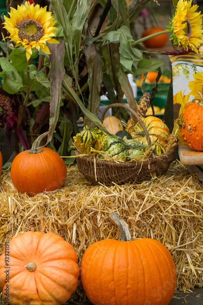 Obraz Ernte-Dank Fest im Herbst