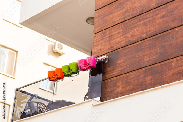 Obraz balcony with pots