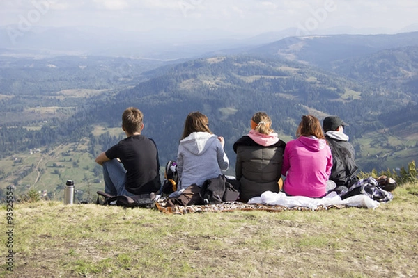 Obraz friends traveling