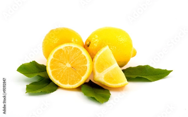 Fototapeta lemon fruit studio isolated