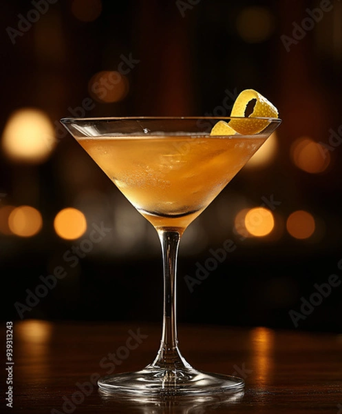 Obraz cocktail with lemon