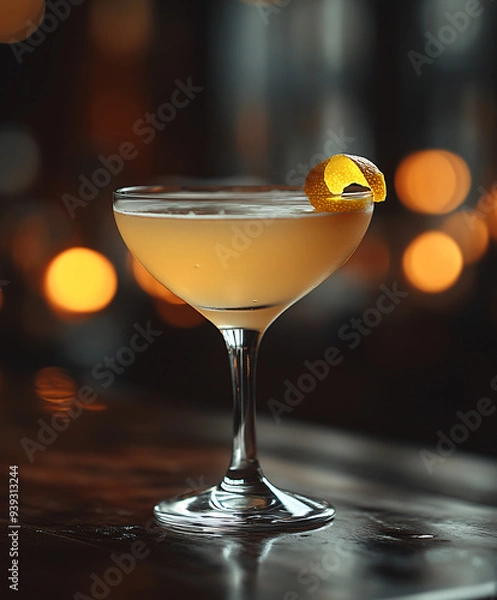 Fototapeta cocktail with lemon