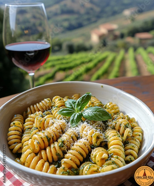 Obraz dinner on a grape plantation