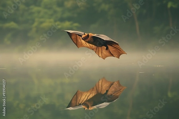 Obraz bat in flight