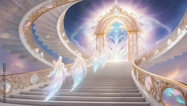 Fototapeta The Majestic Celestial Staircase