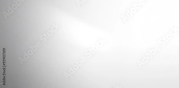 Obraz White textured background with a light source at the top right corner