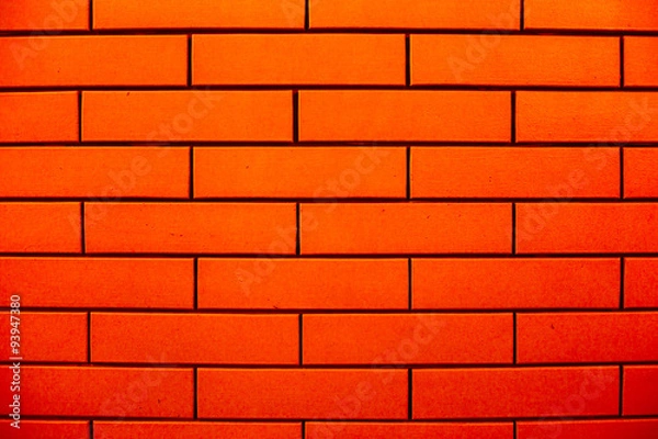Fototapeta Modern colorful style bricks background , backdrop , wallpaper , Bright color wall  