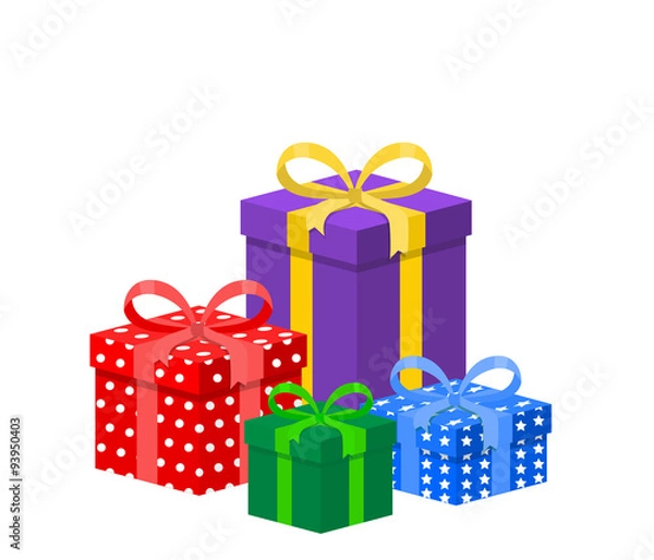 Fototapeta Gift Boxes