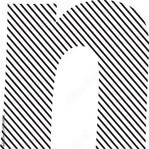 Obraz Unique Alphabets Illusions Vector Files