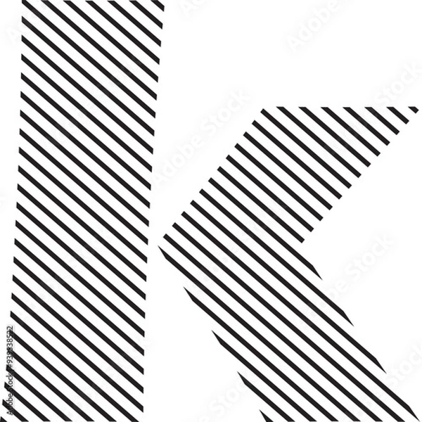 Obraz Unique Alphabets Illusions Vector Files