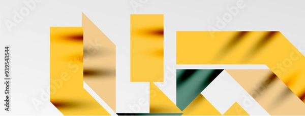 Fototapeta Dynamic lines and triangles. Vector Illustration For Wallpaper, Banner, Background, Card, Book Illustration, landing page