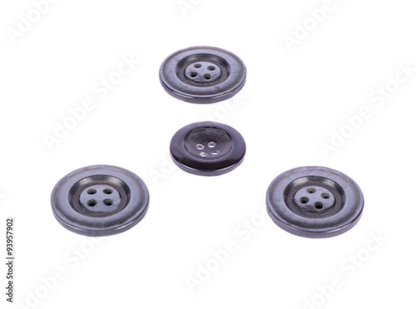 Fototapeta Black buttons