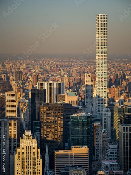 Obraz Couché du soleil sur Manhattan