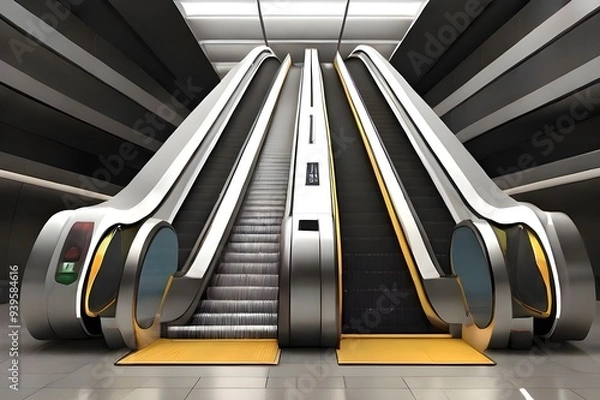 Obraz elevator in a building