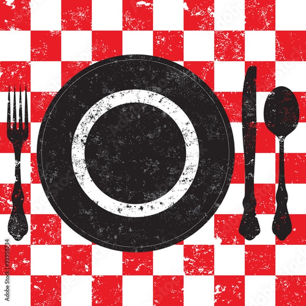 Obraz Picnic place setting