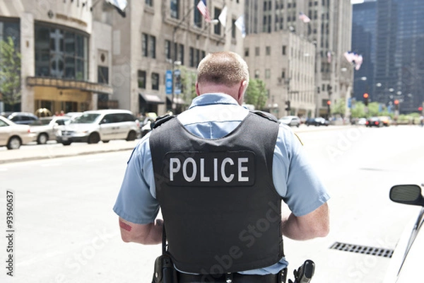 Obraz Policeman in Chicago