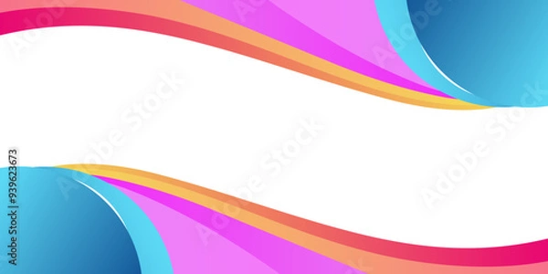 Fototapeta Modern gradient abstract style with geometric background.